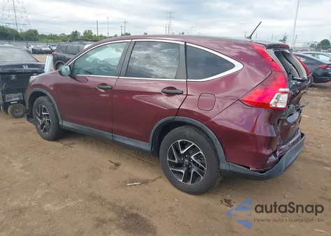 2016 Honda Cr-V Se z USA, uszkodzony, nr VIN 2HKRM4H47GH668918